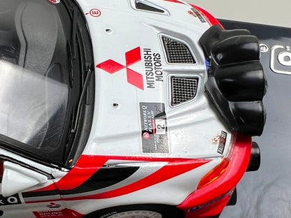 1:43 ixo KBI064 Mitsubishi Carisma GT GB Rally 1998 #2 R. Burns R. Reid model car