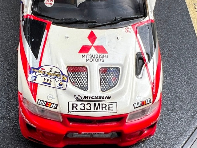 1:43 VITESSE V98151 Mitsubishi Carisma GT CORDOBA ARGENTINA Rally 1998 #2 R. Burns R. Reid model car