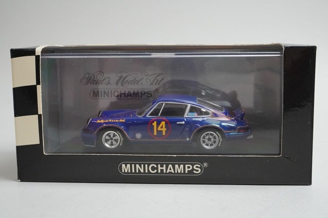 1:43 MINICHAMPS 430736914 Porsche 911 Carrera RSR 2.8 1973 #14 model car