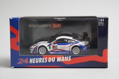 1:64 MINICHAMPS 640076793 Porsche 911 GT3 RSR Le Mans 2007 #93 model car