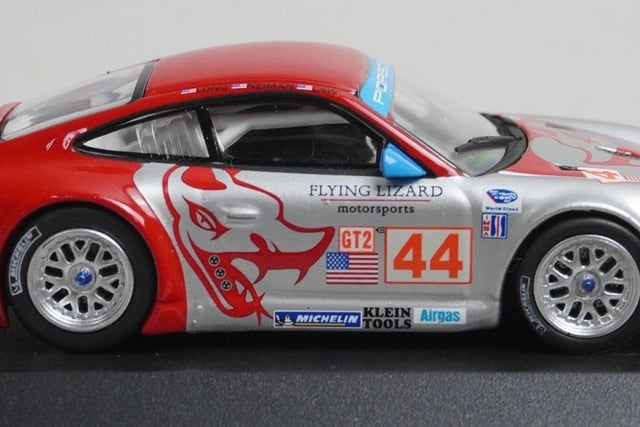 1:64 MINICHAMPS 640076444 Porsche 911 GT3 RSR ALMS 2007 #44 model car
