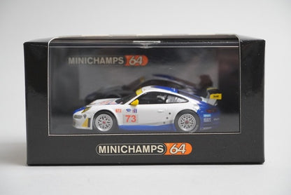 1:64 MINICHAMPS 640076473 Porsche 911 GT3 RSR Sebring 2007 #73 model car