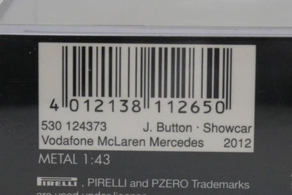 1:43 MINICHAMPS 530124373 McLaren Mercedes Show Car 2012 #3 model car