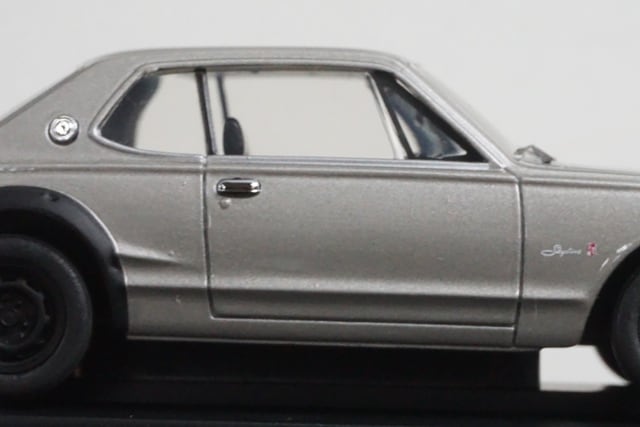 1:43 EBBRO 43172 Nissan Skyline GT-R KPGC10 1970 Silver model car