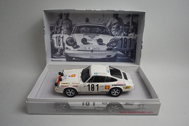 1:18 Spark 18S027 Porsche 911 R Tour de France 1969 #181 model car