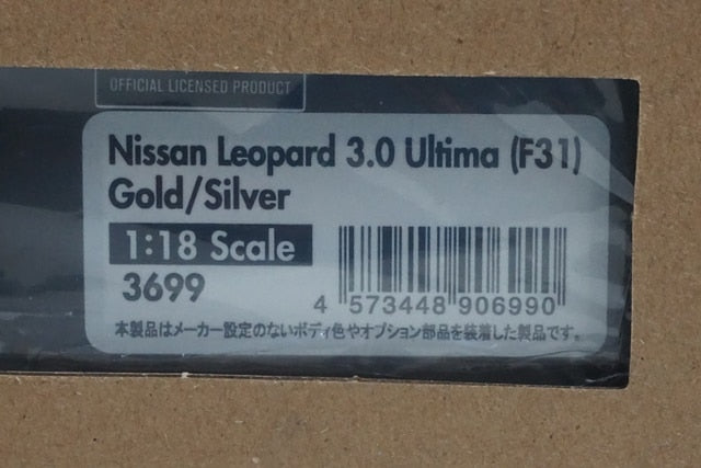 1:18 ignition model IG3699 Nissan Leopard 3.0 Ultima Gold/Silver model car