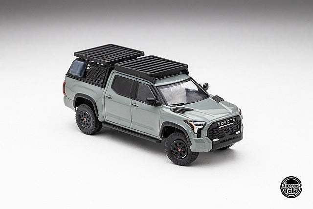 DTG0023-LR GCD Gaincorp Products 1:64 Toyota Tundra TRD PRO Lunar Rock DiecastTalk Special Order *Roof rack accessories included