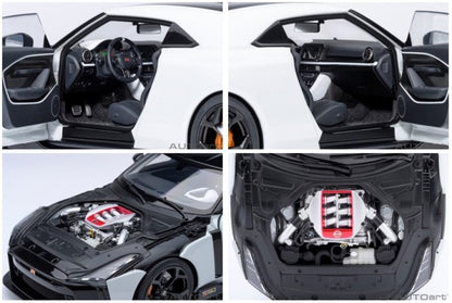 77511 AUTOart 1:18 Nissan GT-R50 by ITALDESIGN Metallic White Black model car