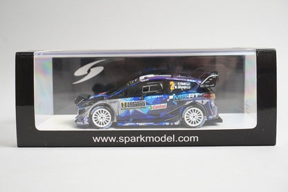 1:43 Spark S5161 Ford Fiesta WRC Monte Carlo Rally 2017 #2 model car