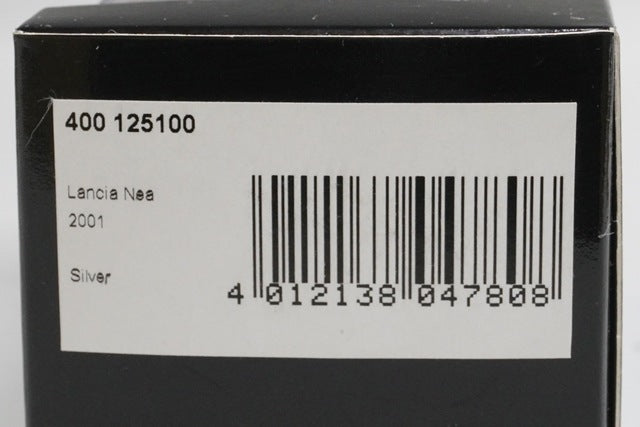 1:43 MINICHAMPS 400125100 Lancia NEA 2001 Silver model car