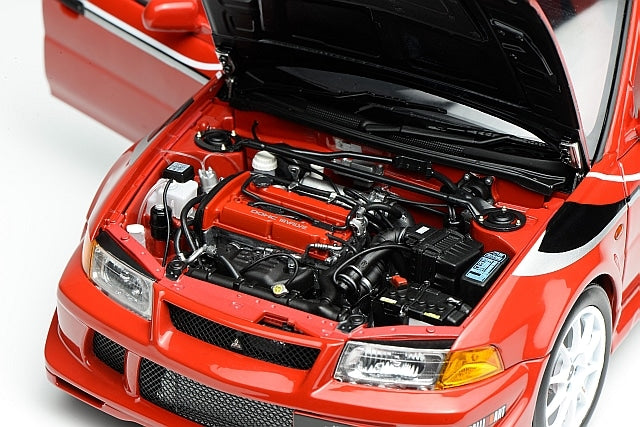 [ Pre-order ] M84302 MOTORHELIX 1:18 Mitsubishi Lancer Evolution VI GRS T.M.E PASSION RED