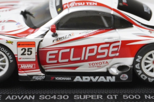 1:43 EBBRO 43906 Lexus Eclipse Advan SC430 Super GT500 2007 #25 White/Red model car