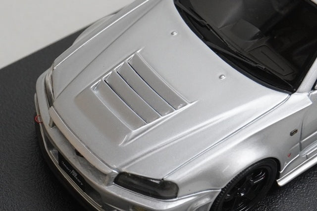1:43 HPI 8851 Hobby Japan Custom Nissan NISMO R34 Z-tune Proto Original Silver model car