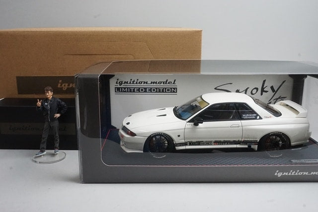 1:18 ignition model IG2103 Nissan TOP SECRET GT-R (VR32) TAS 2020 White by Mr.Smokey Nagata