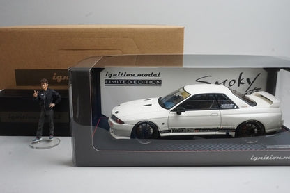 1:18 ignition model IG2103 Nissan TOP SECRET GT-R (VR32) TAS 2020 White by Mr.Smokey Nagata