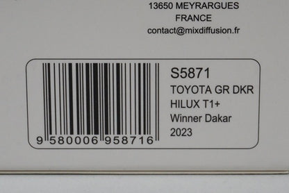 1:43 Spark S5871 Toyota GR DKR Hilux T1+ Dakar 2023 #200 model car