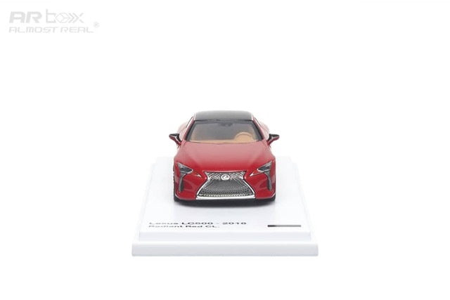 670301001 AR Box Almost Real Model 1:64 Lexus LC500 2018 Red