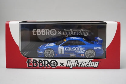 1:43 HPI 8829 Ebro Custom Nissan Calsonic Skyline GT-R JGTC Fuji 1996 #1