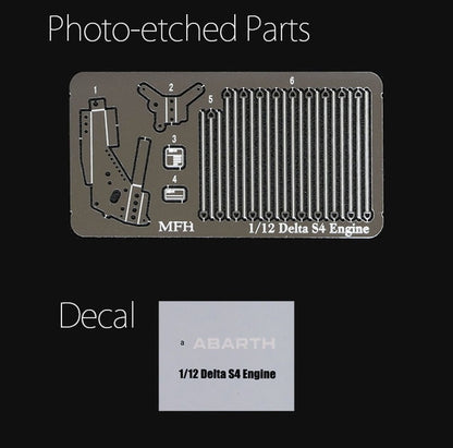 KE015 Model Factory Hiro 1:12 Delta S4 Engine Kit