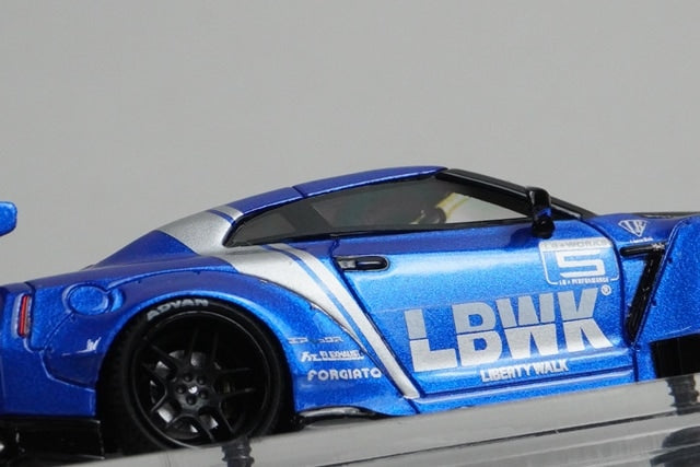 1:64 ignition model IG2368 Nissan LB-WORKS GT-R R35 Type 2 Blue