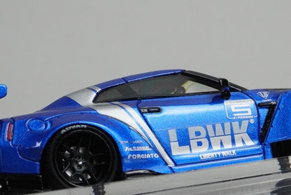 1:64 ignition model IG2368 Nissan LB-WORKS GT-R R35 Type 2 Blue