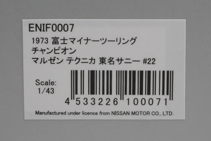 1:43 ENIF ENIF0007 Maruzen Technica Tomei Sunny #22