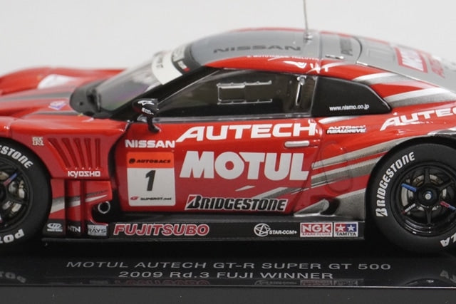 1:43 EBBRO 44232 Nissan Motul Autech GT-R Super GT500 Rd.3 Fuji 2009 #1 model car