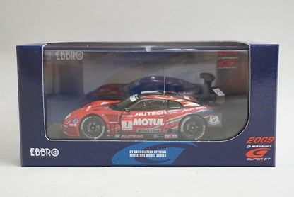 1:43 EBBRO 44172 Nissan Motul Autech GT-R Super GT500 2009 #1