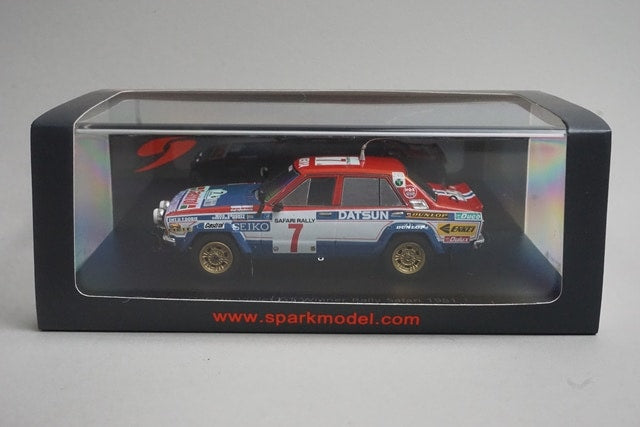 1:43 Spark S7771 Nissan Datsun Violet GT Safari Rally Winner 1981 #7