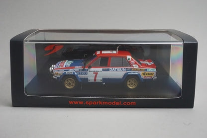 1:43 Spark S7771 Nissan Datsun Violet GT Safari Rally Winner 1981 #7