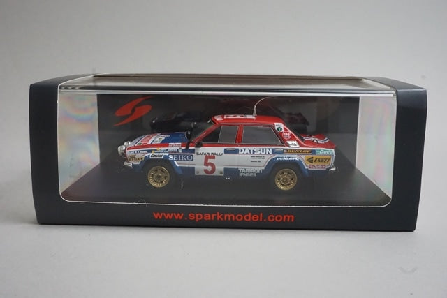 1:43 Spark S7772 Nissan Datsun Violet GT Safari Rally 2nd 1981 #5