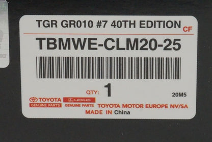 1:43 SPARK TBMWE-CLM20-25 TGR Custom Toyota GR010 Hybrid 40th Anniversary Edition #7