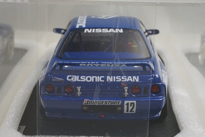 1:18 ignition model IG1727 Nissan Skyline R32 GT-R JTC Debut 1990 #12 model car