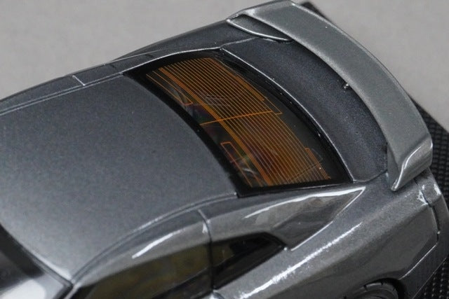 1:43 EBBRO 44038 Nissan GT-R 2007 Dark Metal Grey model car