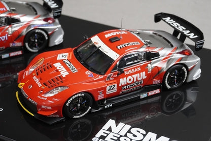 1:43 EBBRO 999NF-REM05-01 Dealer Nissan 05 Nismo Z Late Model Set of 2 #1 #22 model car