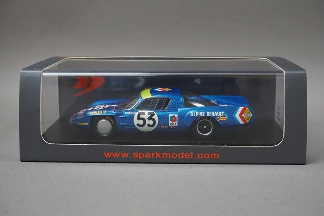 1:43 SPARK S4374 Alpine A210 Le Mans 11th 1968 #53 model car