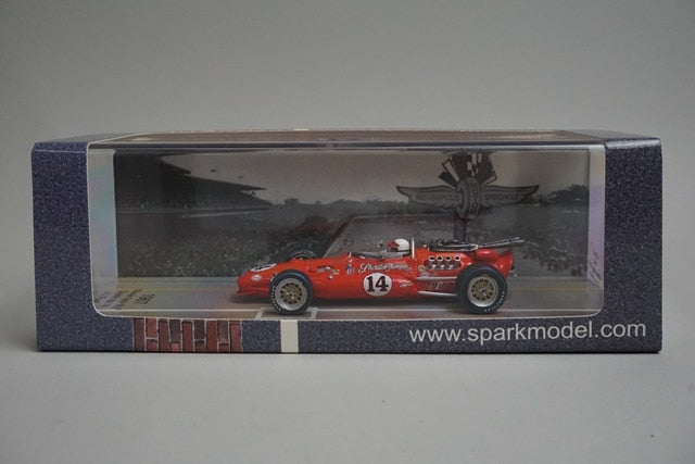 1:43 Spark 43IN67 Coyote Indy 500 Winner 1967 #14 A.J. Foyt model car
