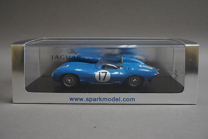 1:43 Spark S2119 Jaguar D Le Mans 3rd 1957 #17 J. Lucas model car