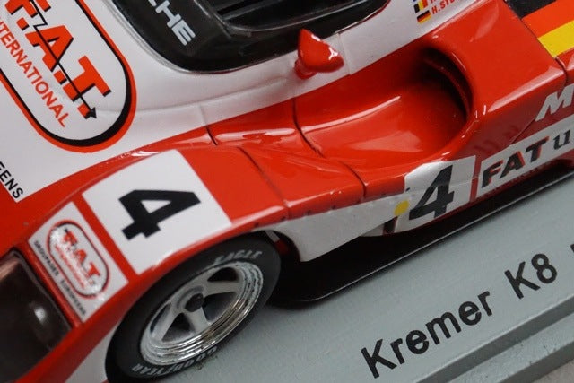 1:43 SPARK S0328 Porsche Kremer K8 Le Mans 1995 #4 model car