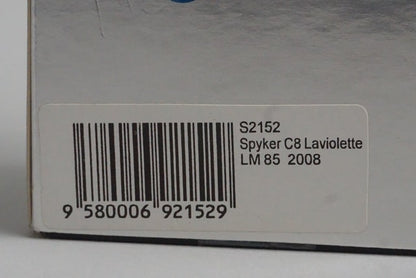 1:43 Spark S2152 Spyker C8 Laviolette Le Mans 85 2008 model car