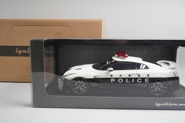 1:18 ignition model IG1901 Nissan GT-R R35 2018 Japan Tochigi Police Expressway Traffic model car