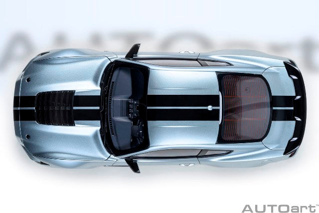 [ Pre-order ] 73096 AUTOart 1:18 Ford Mustang Shelby GT500 (Silver with Black Stripes)