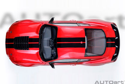 [ Pre-order ] 73098 AUTOart 1:18 Ford Mustang Shelby GT500 (Red with Black Stripes)