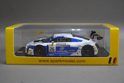 1:43 SPARK SB127 Audi R8 LMS Sainteloc Racing SPA 24H 7th 2016 #26 model car
