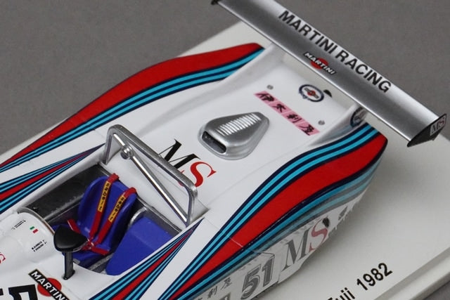 1:43 SPARK SJ021 Lancia LC1 Fuji 6H Pole Position 1982 #51 Martini model car
