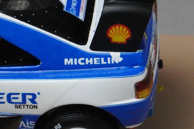 1:43 SPARK S5617 Peugeot 405 T16 Gran Raid Paris-Dakar 1989 #206 model car