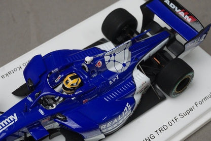 1:43 Spark SFJ004 Realize Corporation Kondo SF23 TRD 01F Super Formula model car