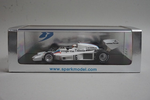 1:43 SPARK S3830 Shadow DN8 Austrian GP 1977 #16 A. Merzario model car