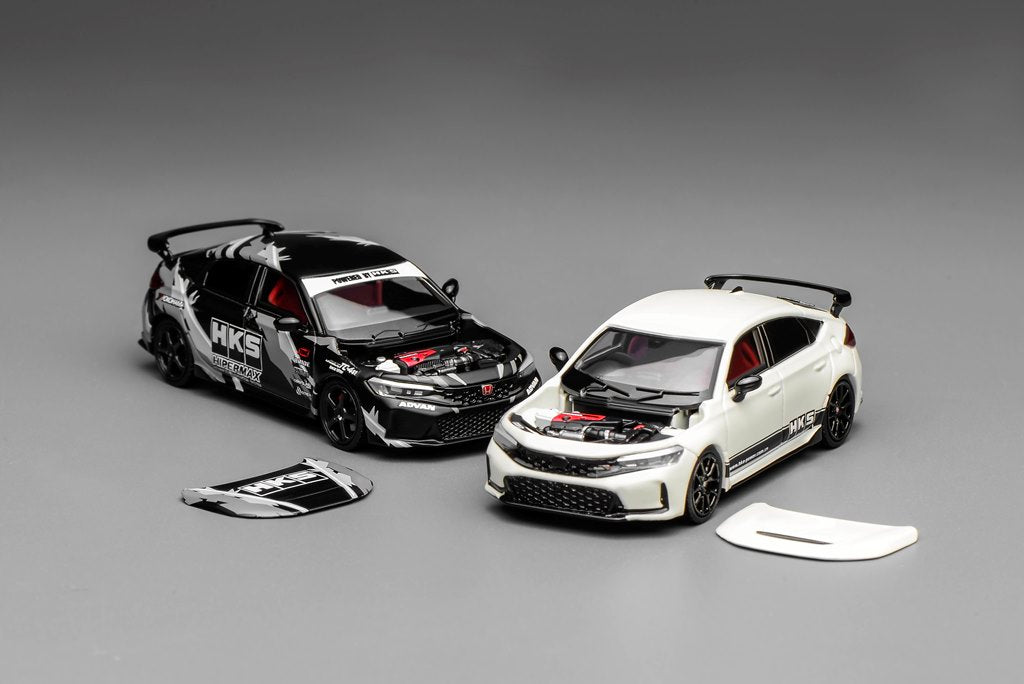 [ Pre-order ] M65319 Motor Helix 1/64 Honda Civic Type R (FL5) HKS Livery Championship WhiteM65319 Motor Helix 1:64 Honda Civic Type R (FL5) HKS Livery Championship White