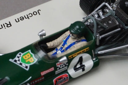 1:43 SPARK S4276 Lotus 59 F2 Pau Grand Prix Winner 1969 #4 J. Rindt model car